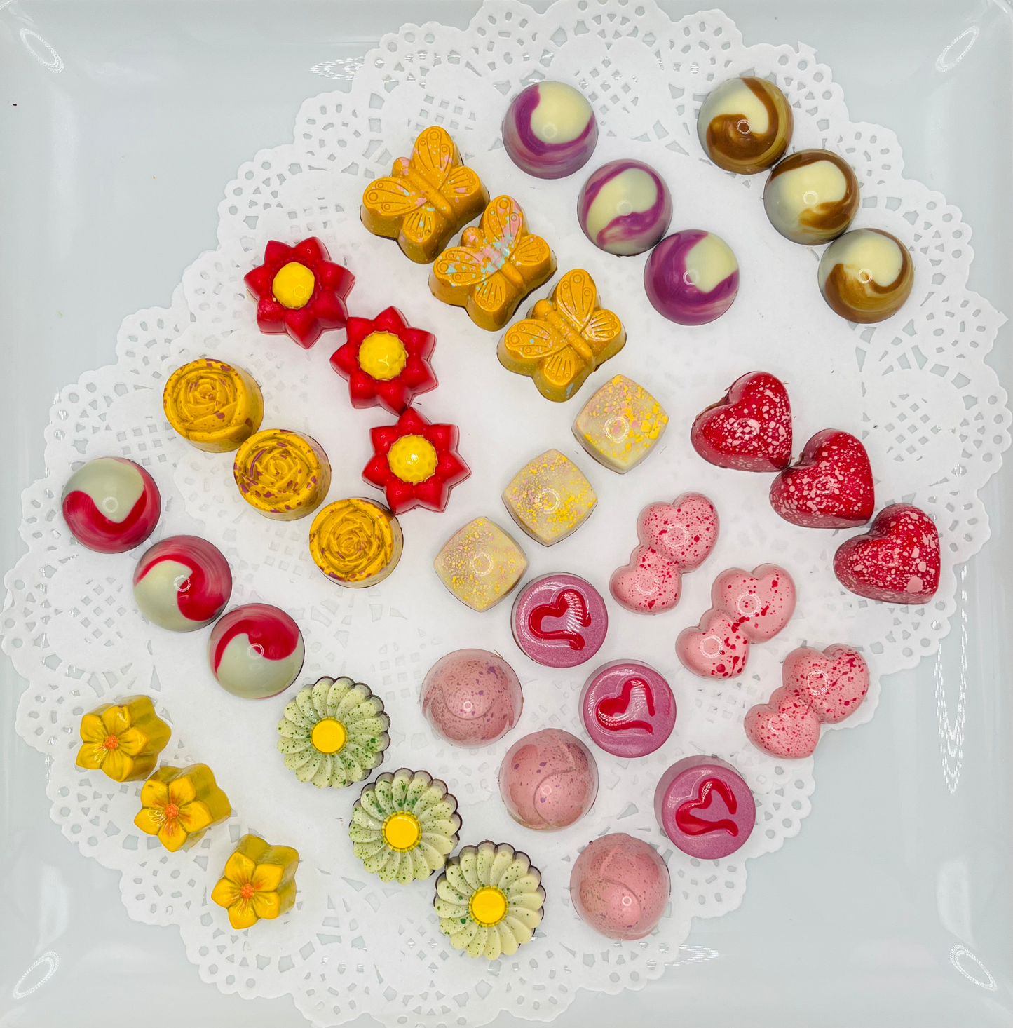 Mother's Day Artisanal Chocolate Bonbons, 16 piece