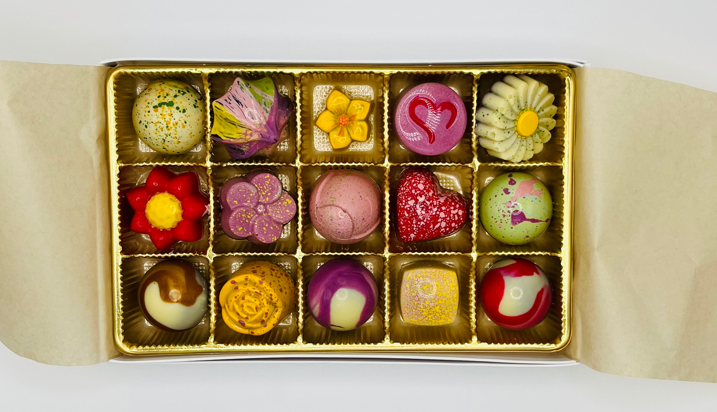 Mother's Day Artisanal Chocolate Bonbons, 12 Piece